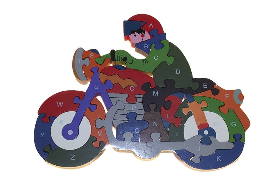 Puzzle Moto - Vente en gros de jouets en bois